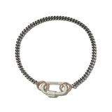 Not So Heavy Curb Chain in Silver Bracelet