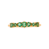 EMERALD RIVULET SPREAD RING