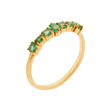 EMERALD RIVULET SPREAD RING