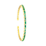 EMERALD FIREWORKS BANGLE