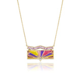 Horizon Plique-à-Jour Necklace