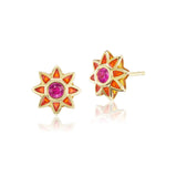 Pink/Orange Aura Bliss Studs