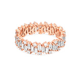 Shimmer Collection Eternity Band - Rose Gold