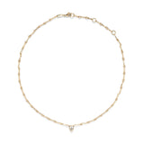BULLET DIAMOND HANDMADE CHAIN NECKLACE