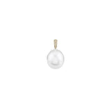 WHITE BAROQUE PEARL CHARM