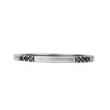 Cari Band - Vintage Finish Sterling Silver