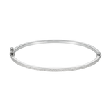 Florentine Finish Oval Bangle