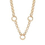 CROCHET CHAIN WITH 3-SPRING LOCK ENHANCER