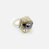Poison Ring - Mother of Pearl