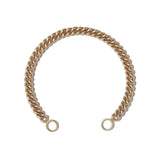 Heavy Curb Chain in Gold Bracelet