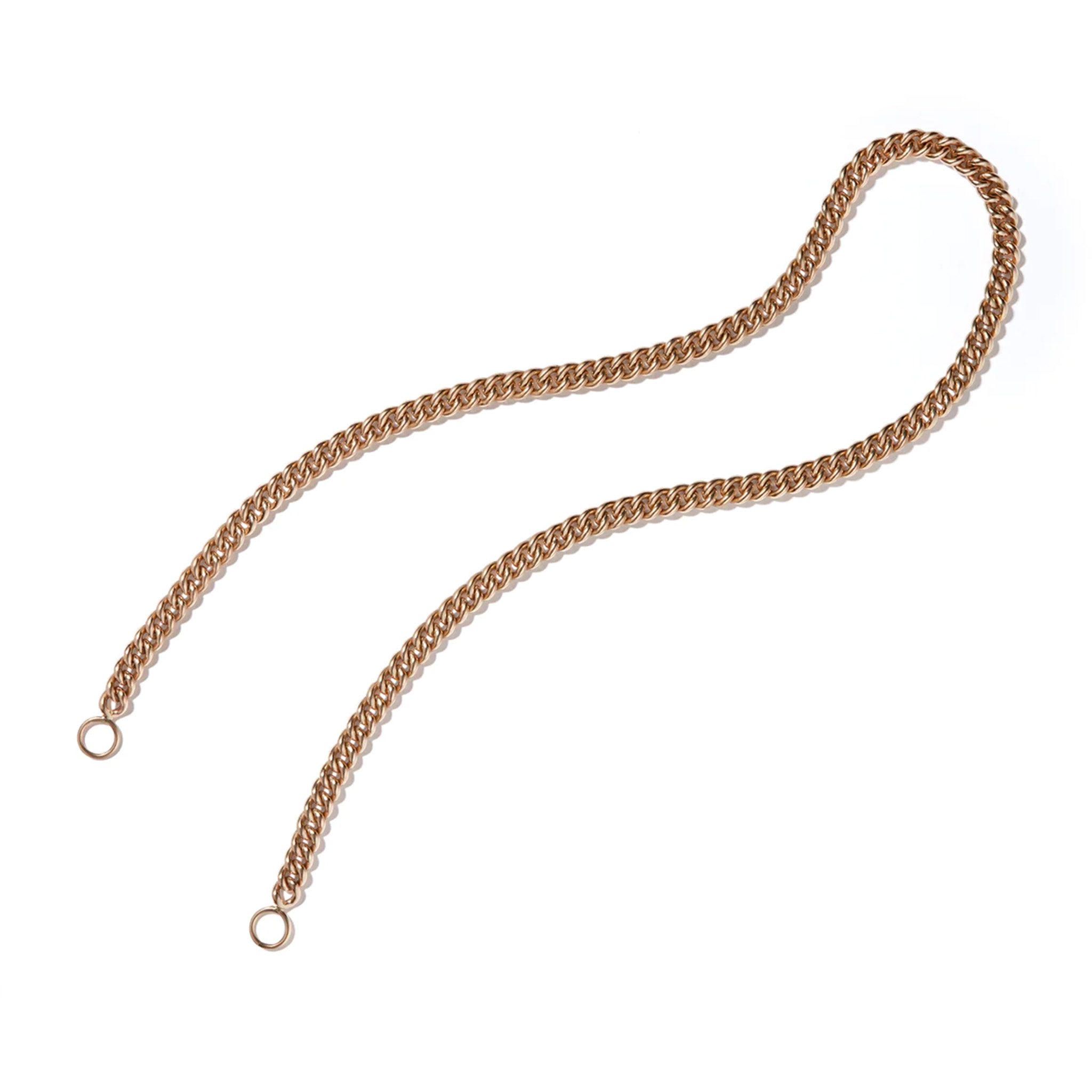 Gold Rolo Chain Necklace | Marla Aaron 15 / White Gold