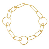 Universe 3 Spiral Chain Bracelet - Yellow Gold