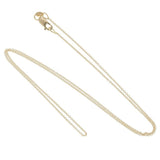 18k Yellow Gold Fine Cable Chain - 19.8"