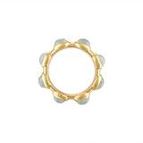 Vic Ring Small in Aquamarine