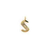 LARGE DECO INITIAL CHARM - S