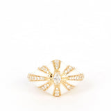Lila Ring - White Enamel