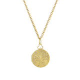 Medium Tree of Life Locket in 18K Gold