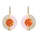Sugar and Spice Drops - Fire Opal & Pink Opal