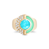 Sugar and Spice Ring - Paraiba Opal & Mint Opal
