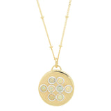 Round 14K Gold "Love Locket" with Ethiopian Opals