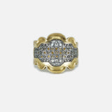 Sculpted Ring in Platinum