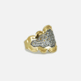 Sculpted Ring in Platinum
