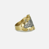 Sculpted Ring in Platinum