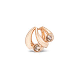 OERA EARRINGS | YELLOW GOLD WITH BROWN DIAMONDS