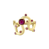 Ruby Rollercoaster Ring