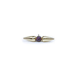 Shirley Pave Center Studs - Ruby