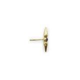 Shirley Pave Center Studs - Ruby