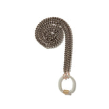 The Silver and Yellow Gold Trundle Lock Ring