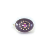 Chalcedony Studded Ring