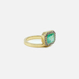 Pave Puzzle Ring