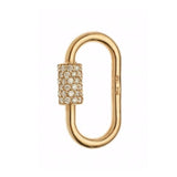 Stoned Regular Lock with Diamonds