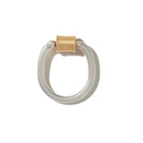 The Silver and Yellow Gold Trundle Lock Ring