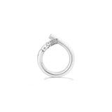 Oera Ring in White Gold with Diamonds