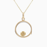 Diamond Four Leaf Clover - Luck
