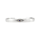 Evil Eye Blue Sapphire Cuff