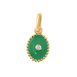 North Star Emerald Pendant - Yellow Gold