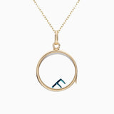 Enamel Letter F