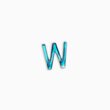 Enamel Letter W