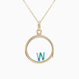 Enamel Letter W