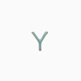 Enamel Letter Y