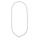 SMALL DIAMOND LOCK WIDELINK CHAIN - 60CM