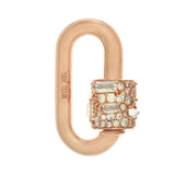 Stoned Chubby Medium Lock with Diamonds