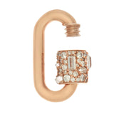 Stoned Chubby Medium Lock with Diamonds